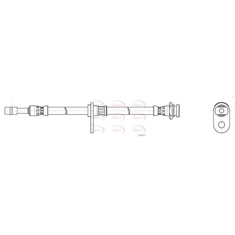Apec Brake Hydraulic Hose Line Front HOS4490