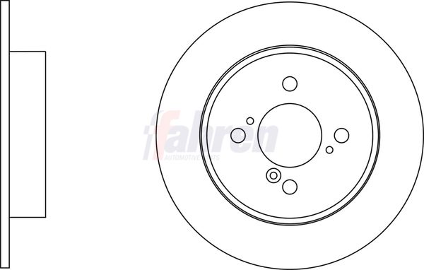 Fahren Brake Disc Set Solid