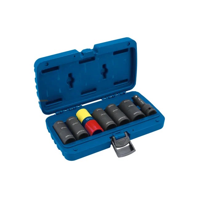 Laser Tools Double Ended Wheel Nut Socket Set 7pc - PL
