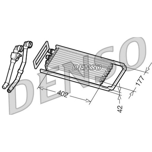 Denso Heater Matrix Core Heat Exchanger DRR12101