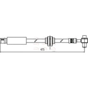 Apec Brake Hydraulic Hose Line Front HOS3887