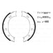 Bosch Brake Shoe Bs848 Fits Mercedes-Benz Sprinter 311D Cdi - 2.2 - 00-06 098648 Bosch  - Town Parts