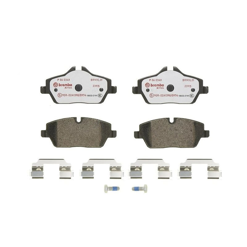 Brembo 4 x Front Brake Pad Set P06034X