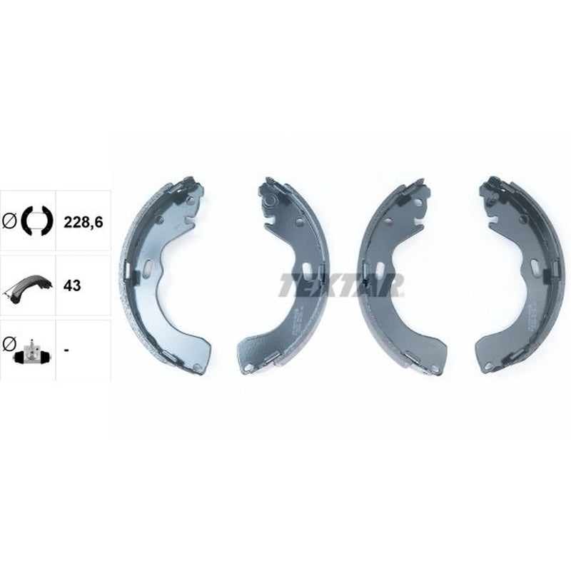 Textar Brake Shoe Set Axle Kit 91055500