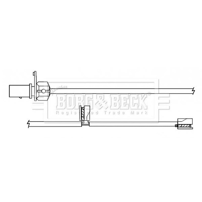 Borg & Beck Brake Pad Wear Sensor Front BWL3139