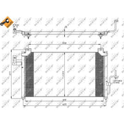 NRF Air Conditioning Condenser 35356