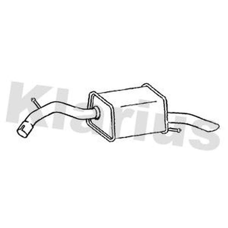 Klarius Box With Tail Pipe Rear DN943W