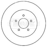 Borg & Beck 2 x Rear Brake Discs BBD5146