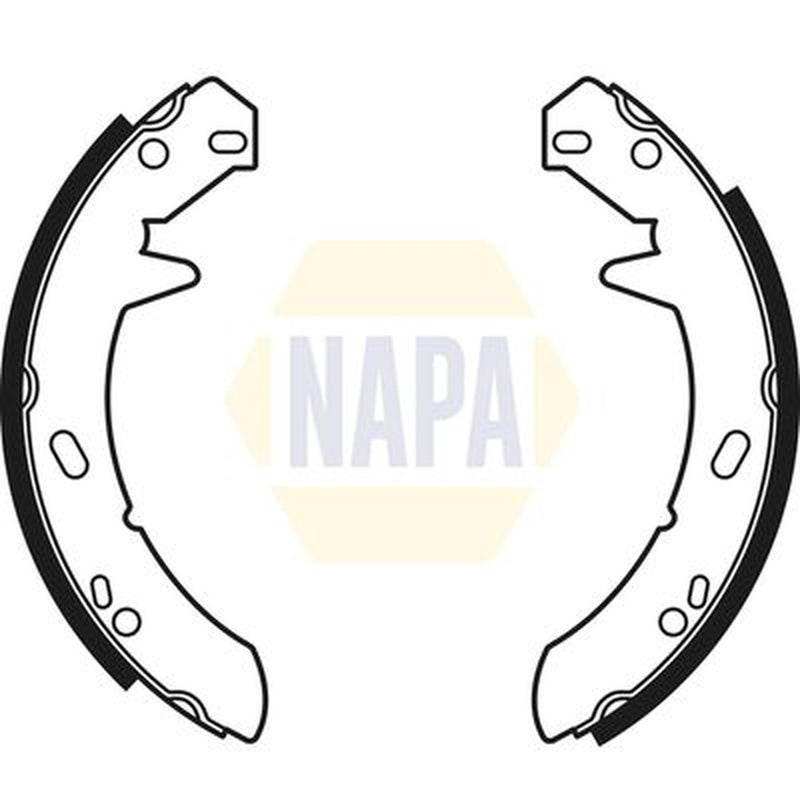 NAPA Parking Brake Shoe Set NBS5007