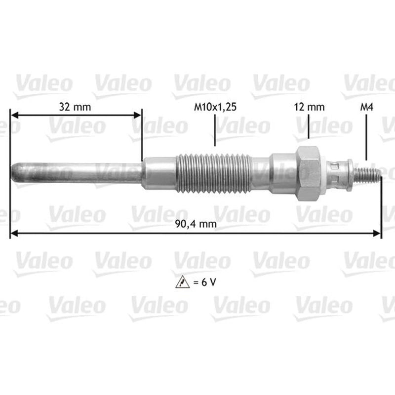 Valeo Diesel Engine Glow Plug 345158