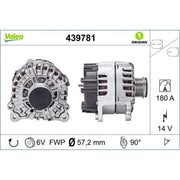 Valeo Car Alternator 12V 439781