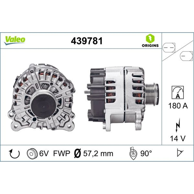 Valeo Car Alternator 12V 439781