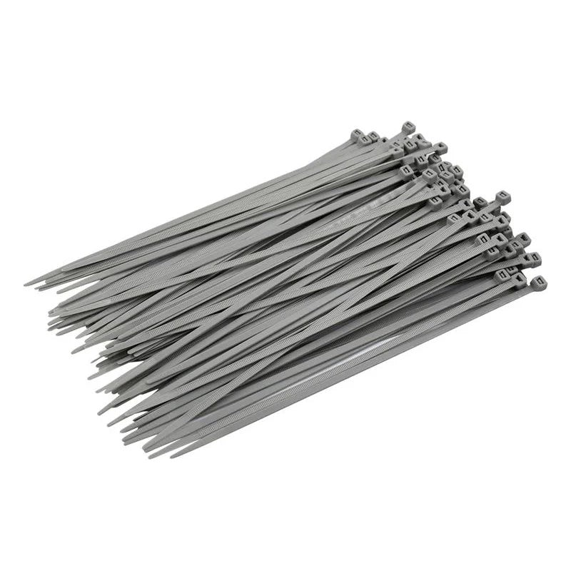Faithfull Cable Ties Grey 4.8 x 250mm (Pack 100) - FAICT250G