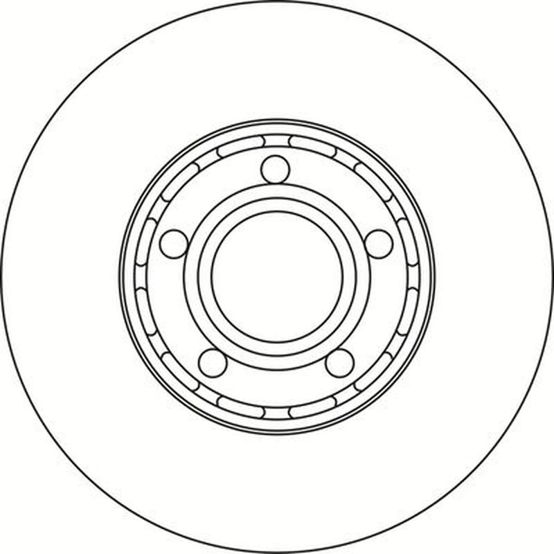 Abtex 2 x Vented Front Brake Discs BD378V
