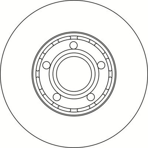Abtex 2 x Vented Front Brake Discs BD378V