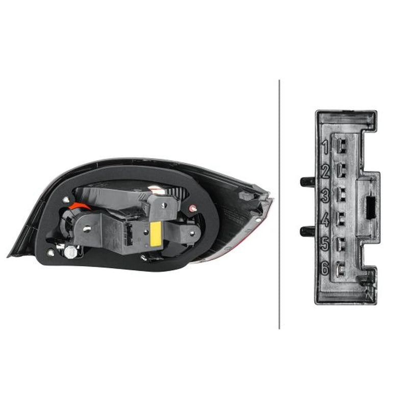 Hella Tail Light / Lamp W16W Left 2VP 008 679-111