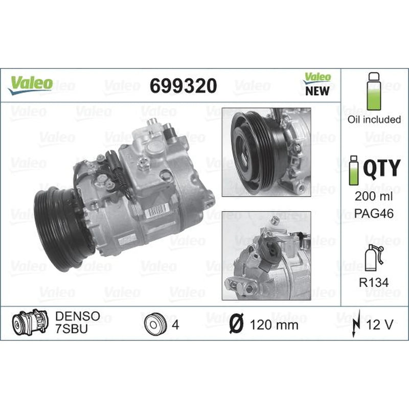 Valeo Air Conditioning Compressor 699320