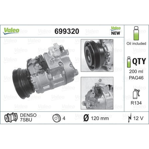 Valeo Air Conditioning Compressor 699320