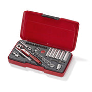 Teng Tools Socket Set 36 Pieces 1/4" Drive Metric