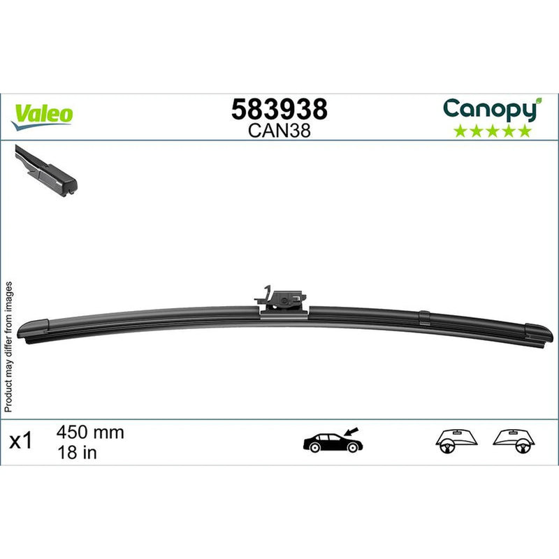 Valeo Passenger Side Wiper Blades 583938