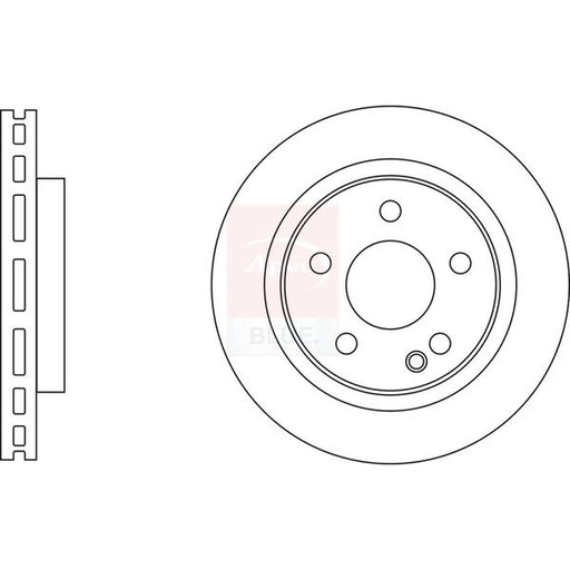 Apec 2 x Front Brake Discs SDK6974