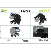 Valeo Front/Rear Wiper Motor Rear 582708
