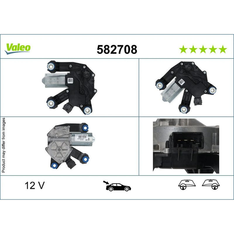 Valeo Front/Rear Wiper Motor Rear 582708