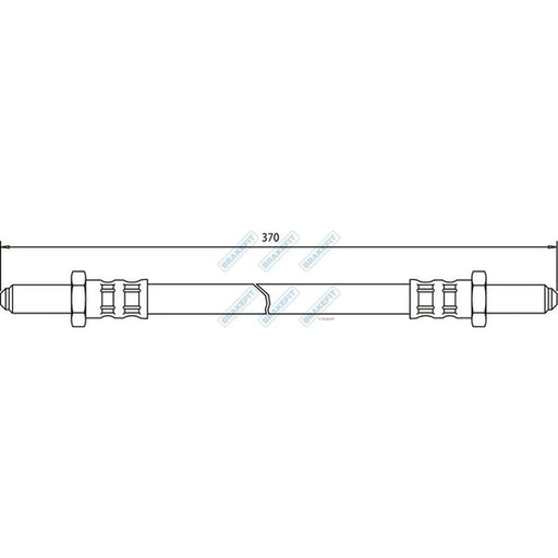 Apec Brake Hydraulic Hose Line Front BHO4090