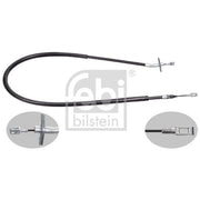 Febi Handbrake Cable Right Rear 21265