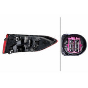Hella Tail Light / Lamp LED Left 2SD 013 094-631