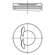 Mahle Piston Cylinder Bore = 81mm 011 70 00