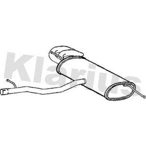 Klarius Box With Tail Pipe Rear VW969K