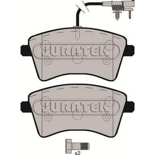 Juratek Front Brake Pad Set JCP8228