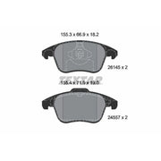Textar Front Brake Pad Set 2614501