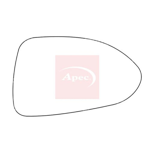 Apec Exterior Wing Mirror Glass Right AMS2034