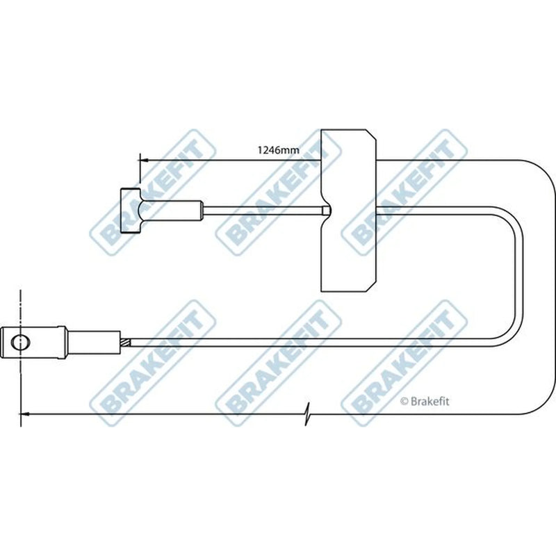 Apec Handbrake Cable Centre BBC3492