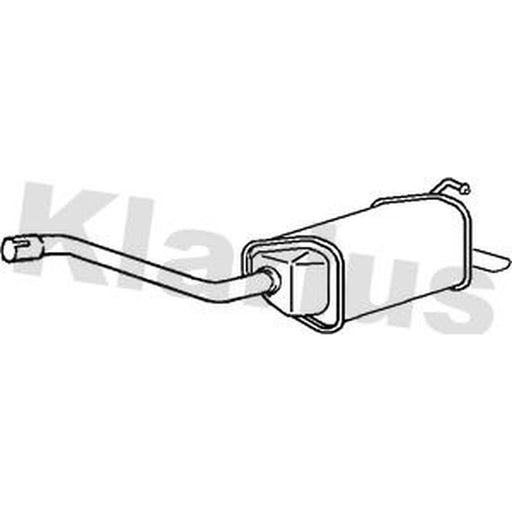 Klarius Box With Tail Pipe Rear FE943X