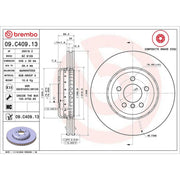 Brembo 2 x Aluminium Front Brake Disc Hub Brake Discs 09.C409.13