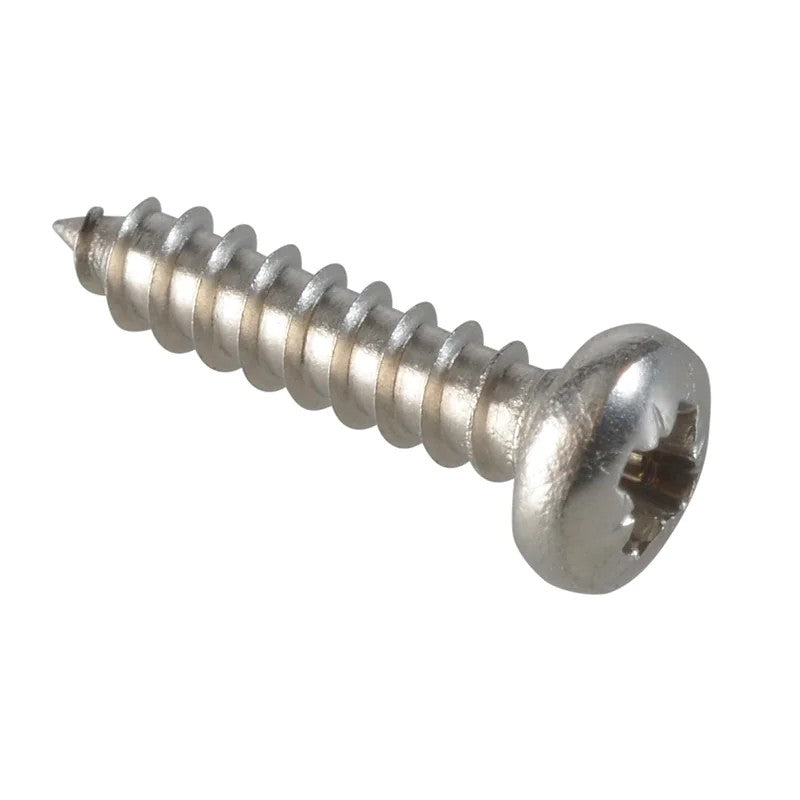 ForgeFix Self-Tapping Screw Pozi Compatible Pan Head SS 1/2in x 4 ForgePack 60
