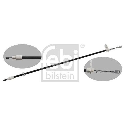 Febi Handbrake Cable Left Rear 34907