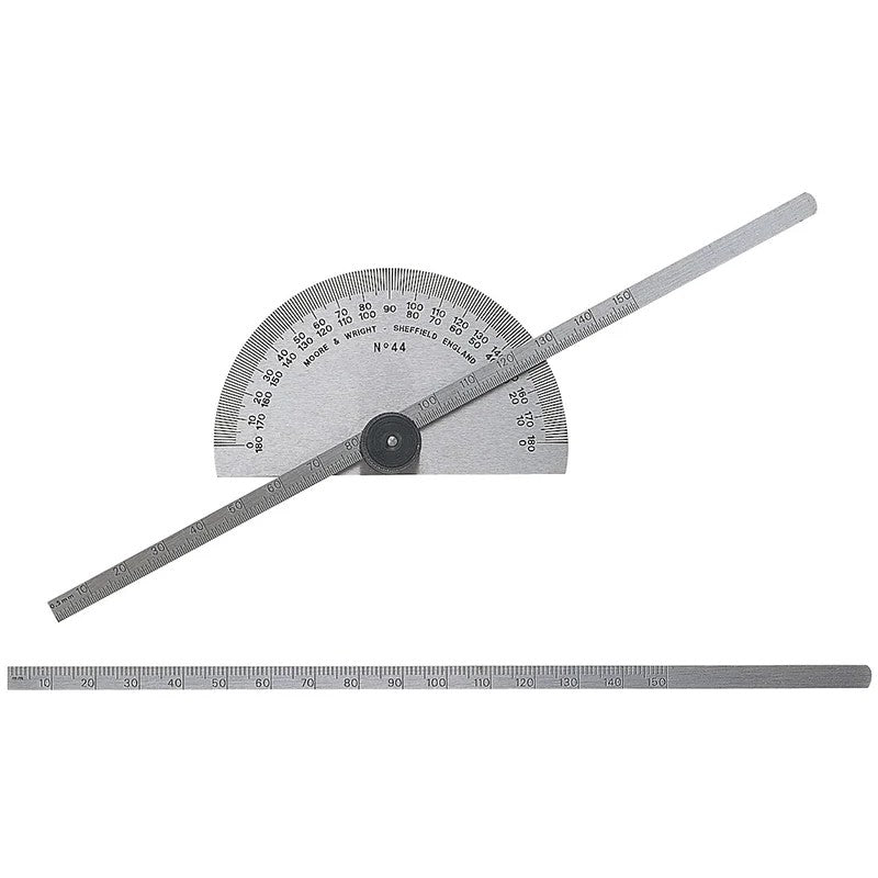 Moore & Wright Protractor Type Depth Gauge Metric/Imperial 0-6in - 44