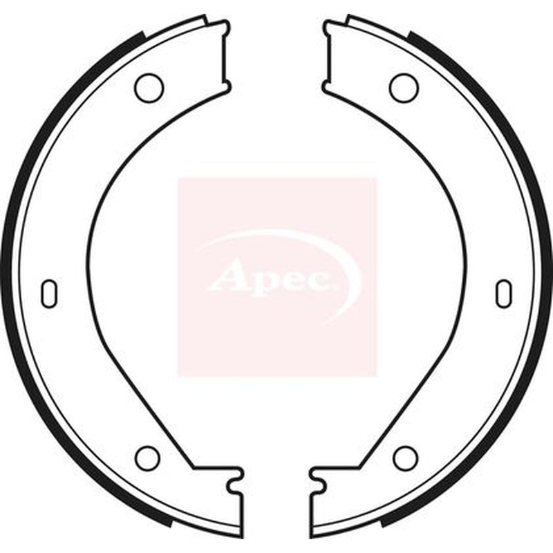 Apec Parking Brake Shoe Set SHU486