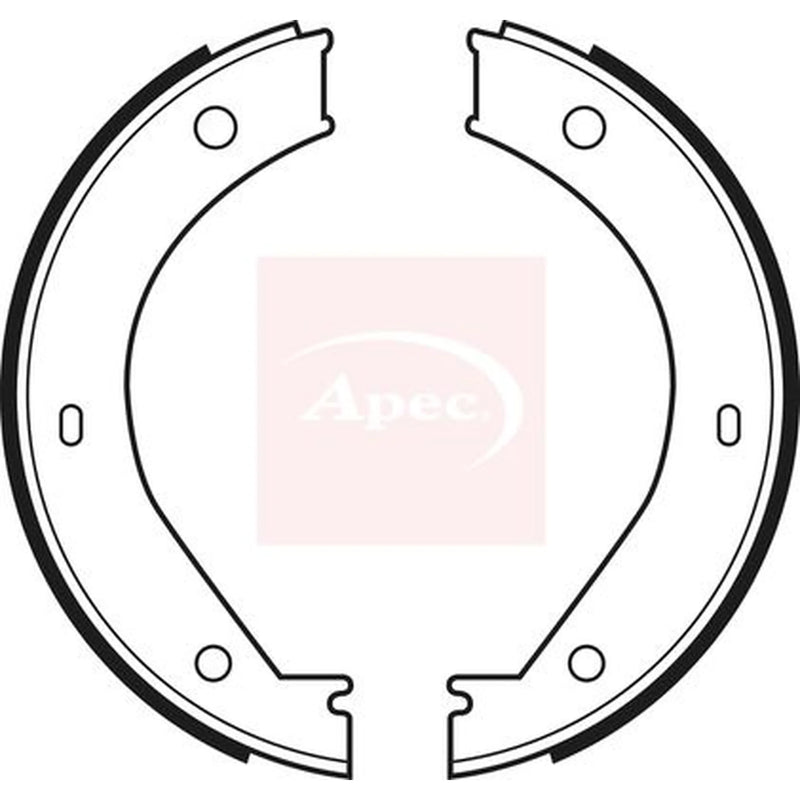 Apec Parking Brake Shoe Set SHU486