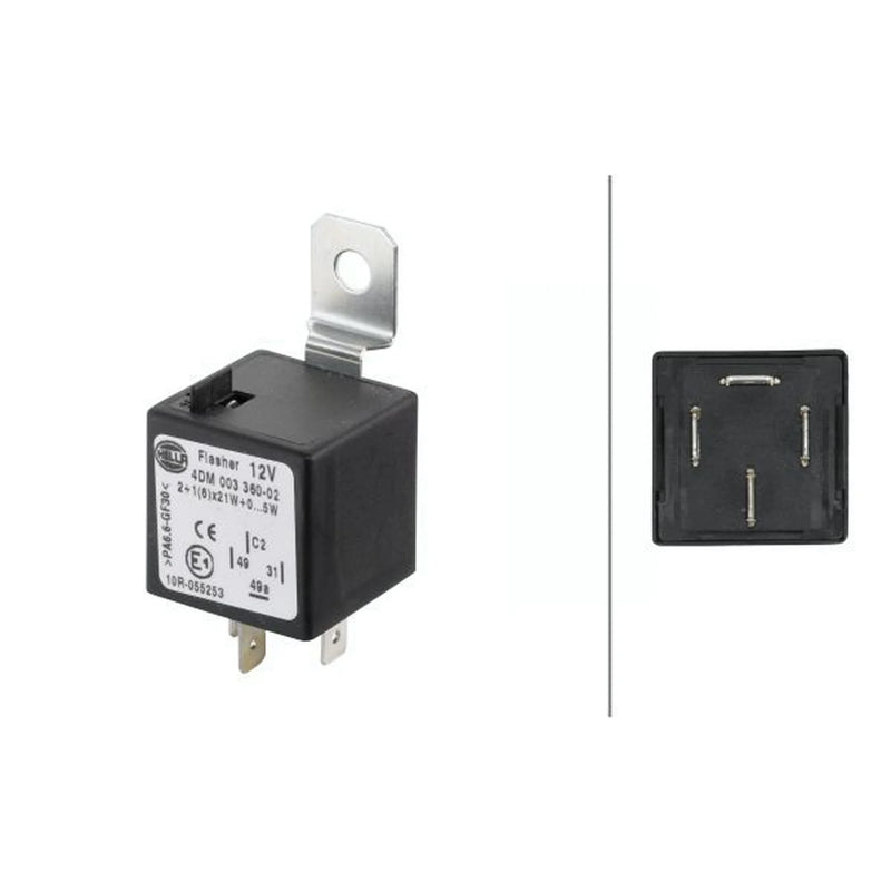 Hella Indicator Flasher Relay 4DM 003 360-021