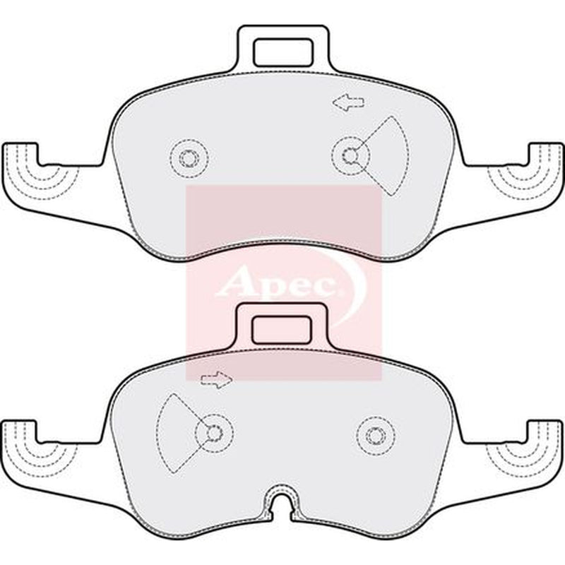 Apec Front Brake Pad Set PAD2073