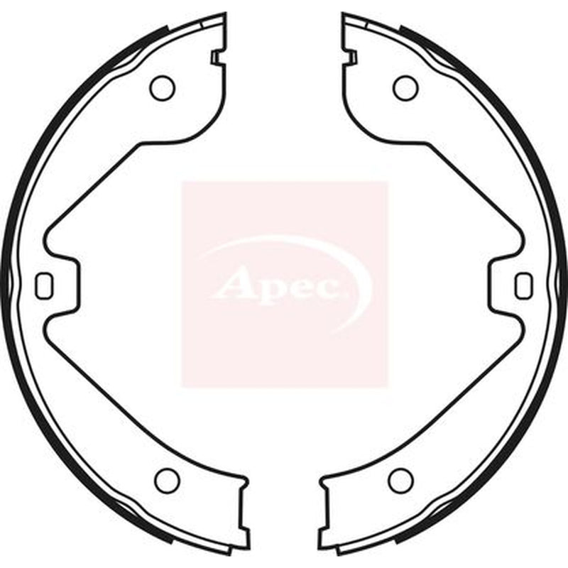 Apec Parking Brake Shoe Set SHU688