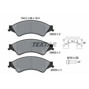 Textar Front Brake Pad Set 2563201