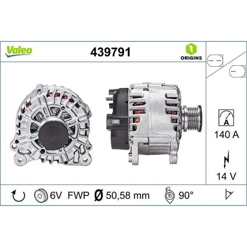 Valeo Car Alternator 12V 439791