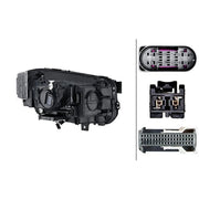 Hella Headlight Headlamp LED Left 1LX 013 080-531
