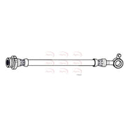 Apec Brake Hydraulic Hose Line Rear Left HOS4487
